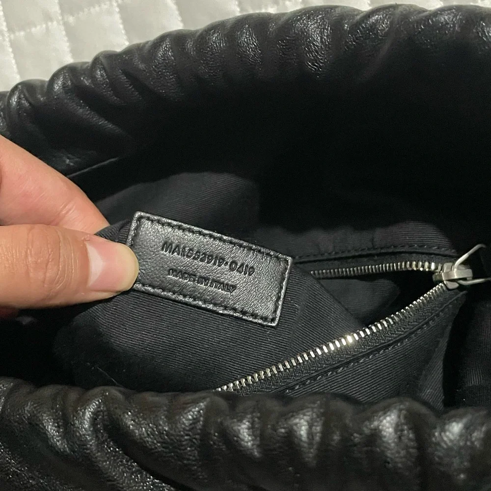 NWOT* SAINT LAURENT Canvas Drawstring Bag with Palm Print